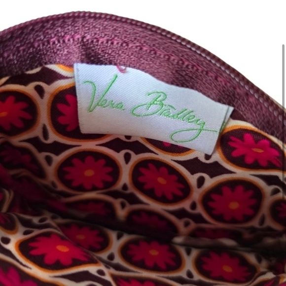 Vera Bradley Carnaby Zip ID Coin/Key Card Holder EUC - Picture 3 of 3